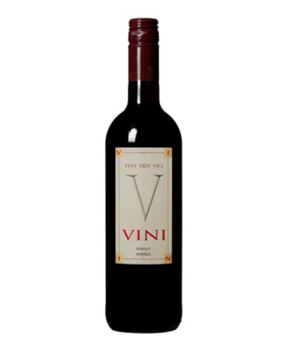 Veni Vedi Vici VINI bottle of delicious and affordable Merlot